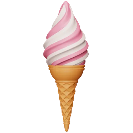 Ice Cream Cone  3D Icon