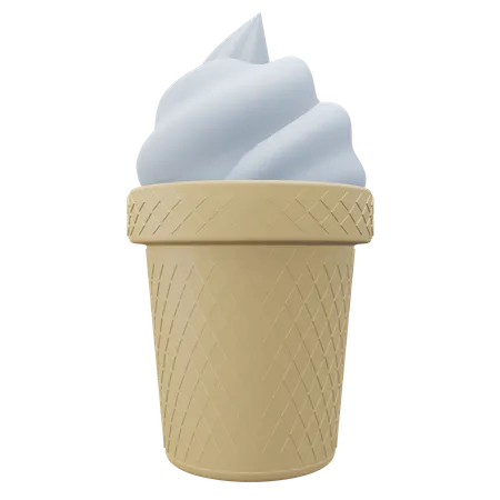 Ice Cream Cone  3D Icon