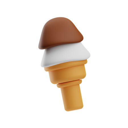 Ice Cream Cone  3D Icon