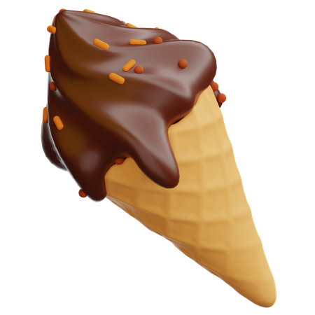 Ice Cream Cone  3D Icon