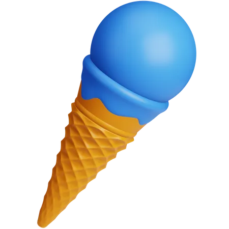 Ice Cream Cone  3D Icon