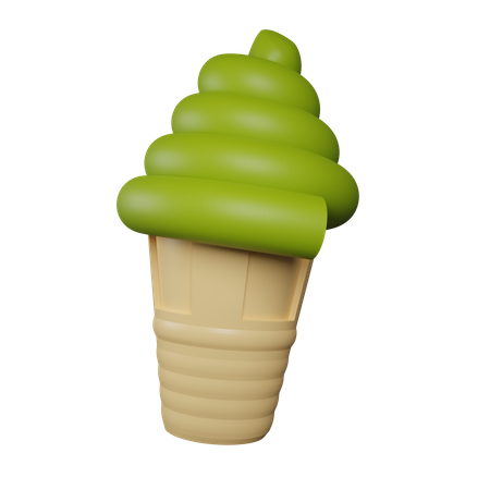 Ice Cream Cone  3D Icon