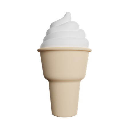 Ice Cream Cone  3D Icon