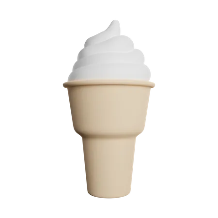 Ice Cream Cone  3D Icon