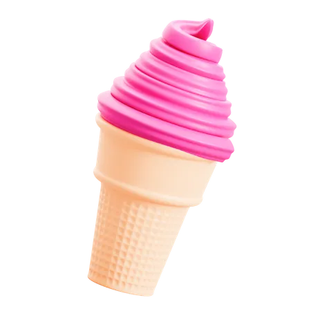 Ice Cream Cone  3D Icon