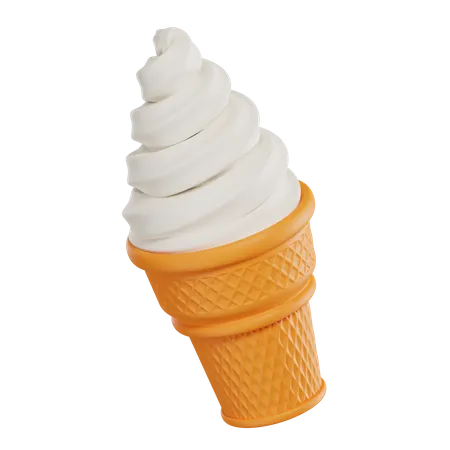 Ice Cream Cone  3D Icon