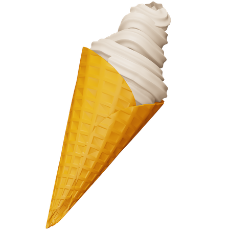 Ice Cream Cone  3D Icon