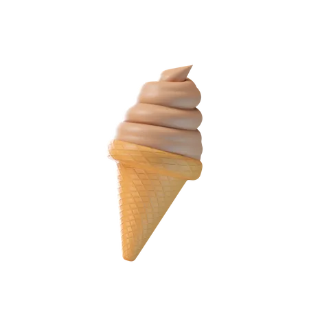 Ice Cream Cone  3D Icon