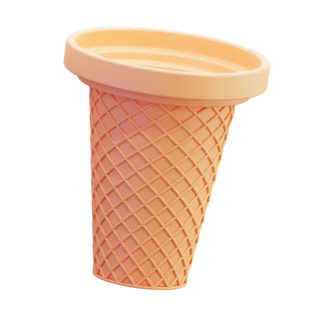 Ice Cream Cone  3D Icon