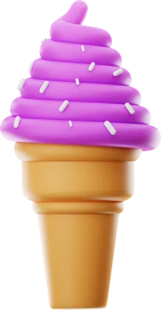 Ice Cream Cone  3D Icon