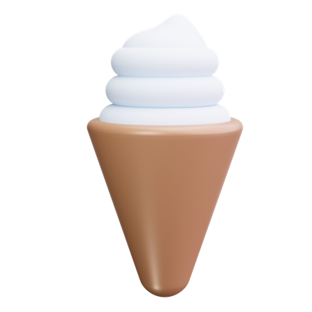 Ice Cream Cone  3D Icon