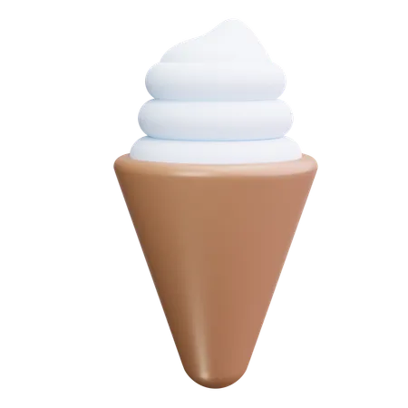 Ice Cream Cone  3D Icon