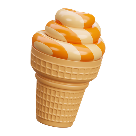 Ice Cream Cone  3D Icon