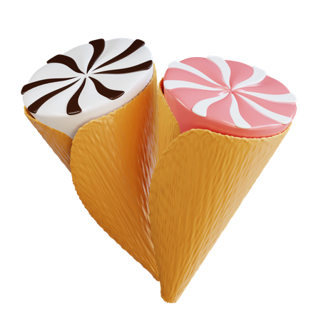 Ice Cream Cone  3D Icon