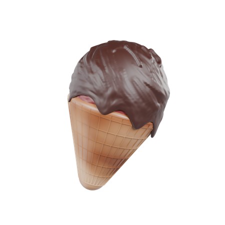 Ice Cream Cone  3D Icon