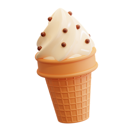Ice Cream Cone  3D Icon
