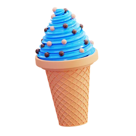 Ice Cream Cone  3D Icon