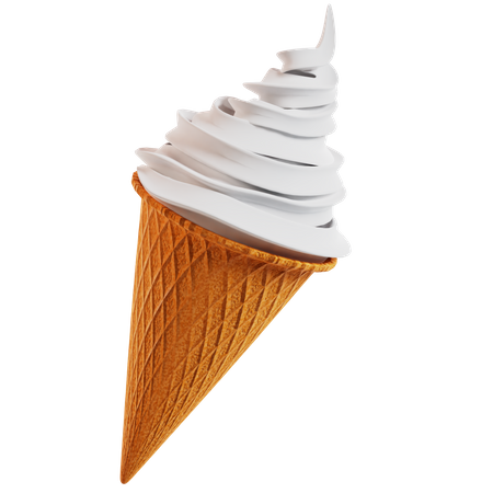 Ice Cream Cone  3D Icon