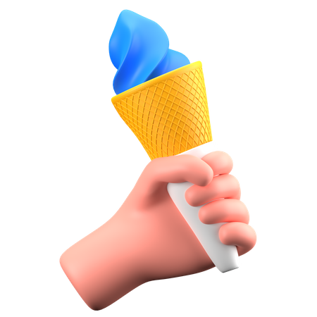 Ice cream Cone  3D Icon