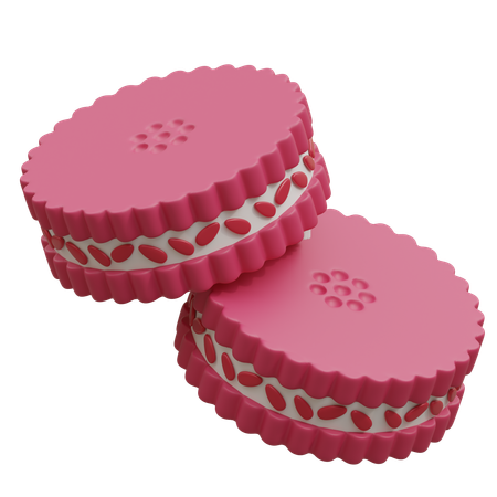 Ice Cream Cookie  3D Icon