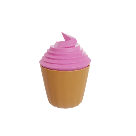 Ice Cream Cup  3D Icon