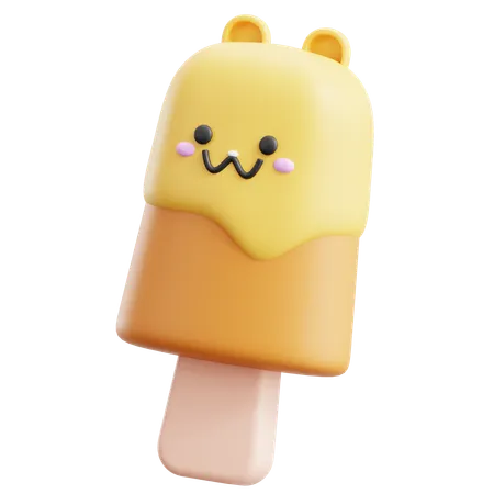 Ice Cream Cute Food 3D Icon