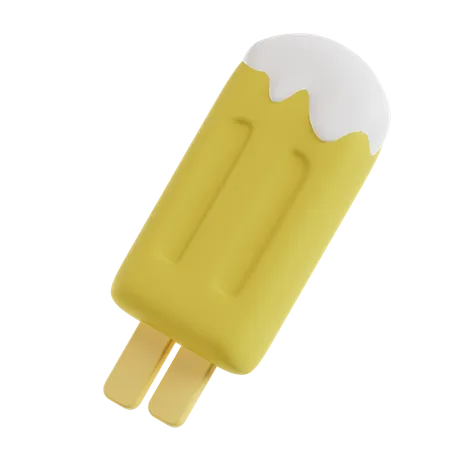 Ice Cream Double Stick  3D Icon