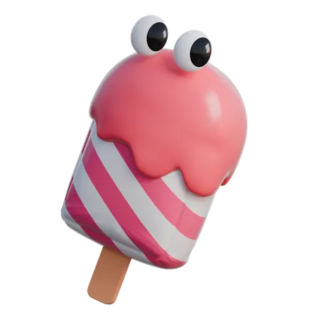 Ice Cream Lolly  3D Icon