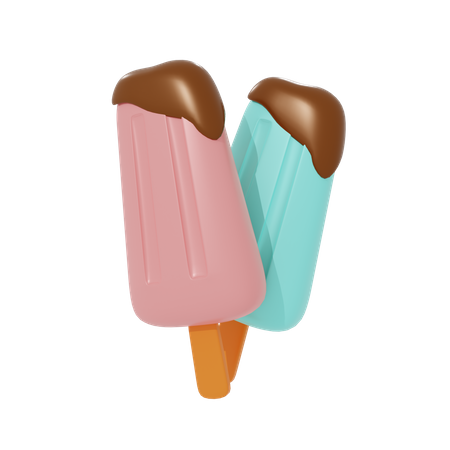 Ice Cream Lolly  3D Icon