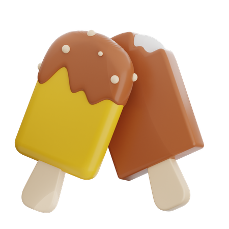 Ice Cream Lolly  3D Icon