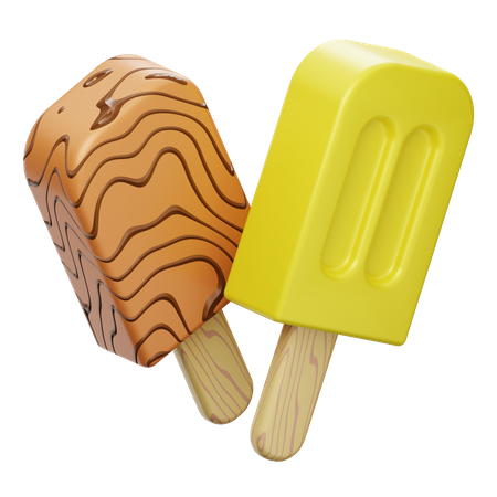 Ice Cream Lolly 3D Illustration
