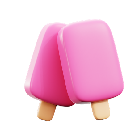 Ice Cream Love  3D Icon