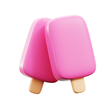Ice Cream Love  3D Icon