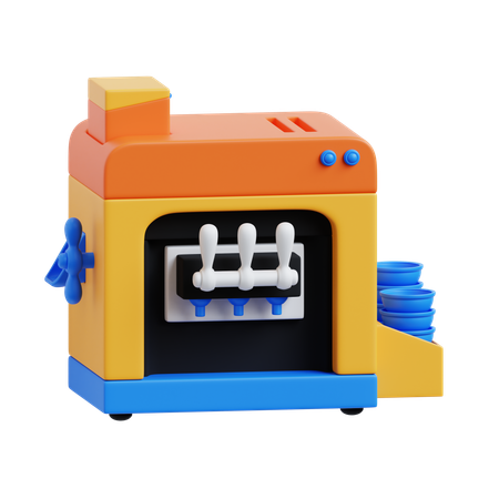 Ice Cream Machine  3D Icon