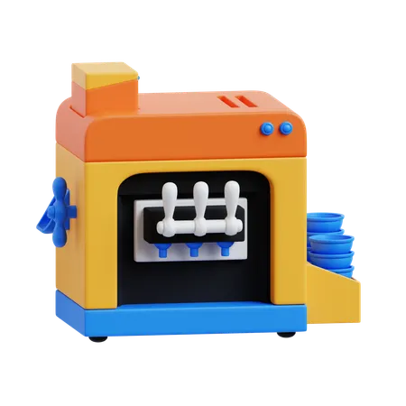 Ice Cream Machine  3D Icon