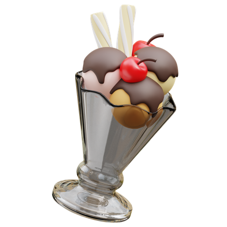 Ice Cream Mug  3D Icon