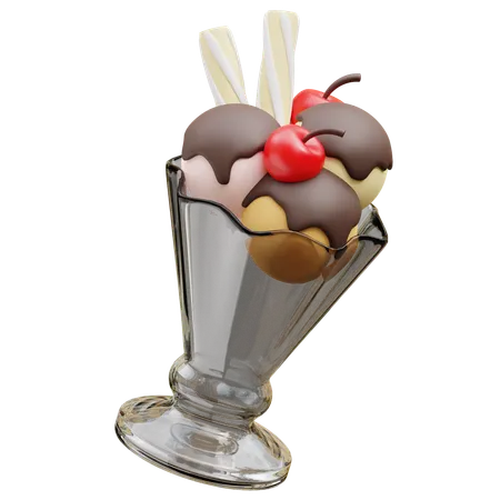 Ice Cream Mug  3D Icon