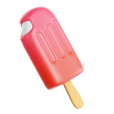 Ice Cream Popsicle  3D Icon