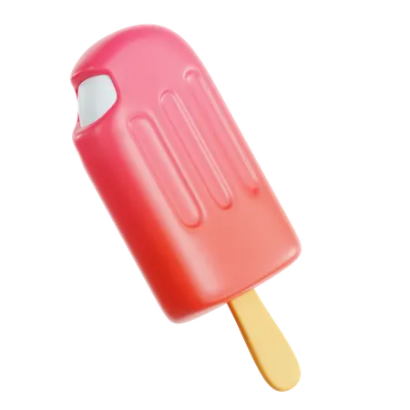 Ice Cream Popsicle  3D Icon