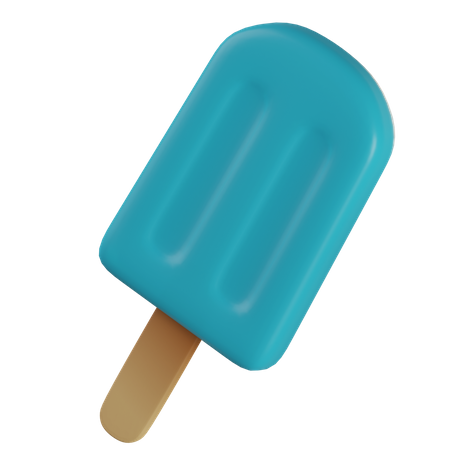 Ice Cream Popsicle 3D Illustration