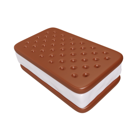 Ice Cream Sandwich  3D Icon