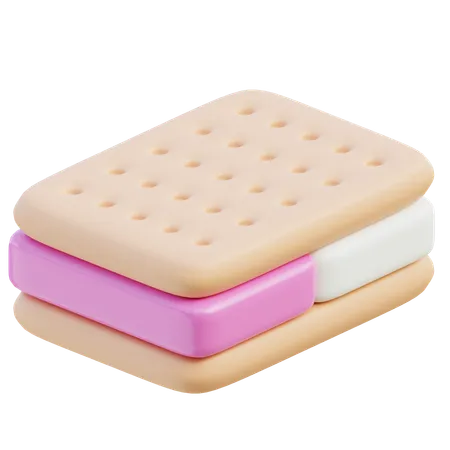 Ice Cream Sandwich  3D Icon