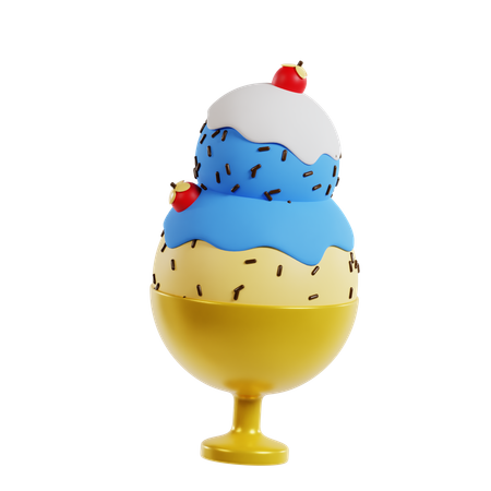 Ice Cream Scoop 2  3D Icon