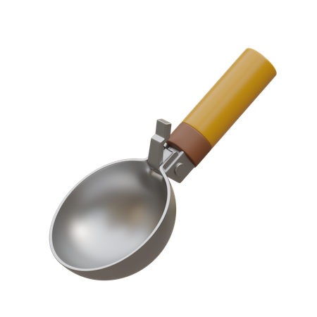 Ice Cream Scoop Too  3D Icon
