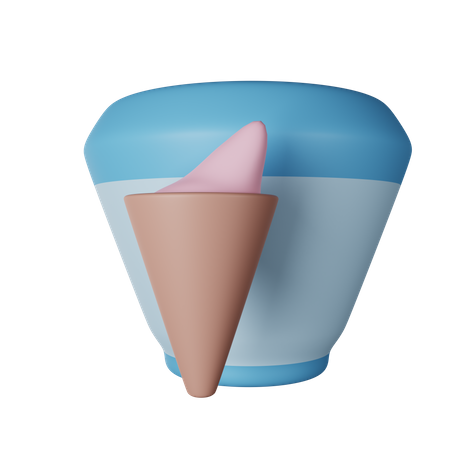 Ice Cream Shop  3D Icon