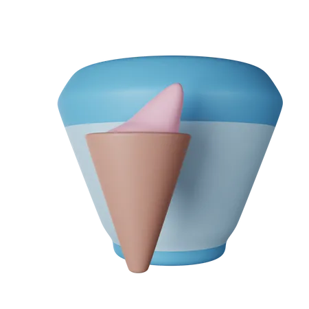 Ice Cream Shop  3D Icon