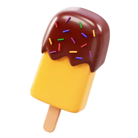 Ice Cream Sprinkles  3D Icon
