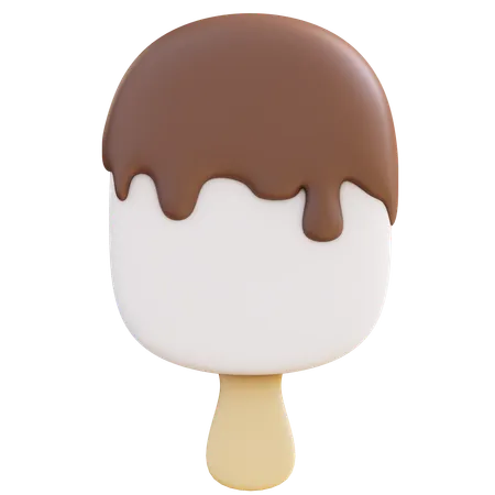 3 D Illustration Ice Cream Stick 3D Icon