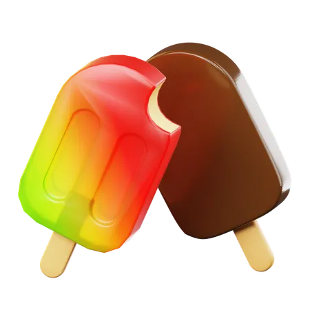 3 D Icon Summer Ice Cream Isolated On Transparent Background 3 D Illustration High Resolution 3D Icon
