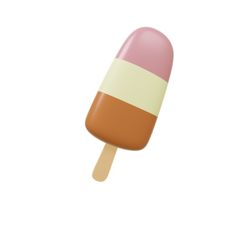 アイスクリームスティック  3D Icon